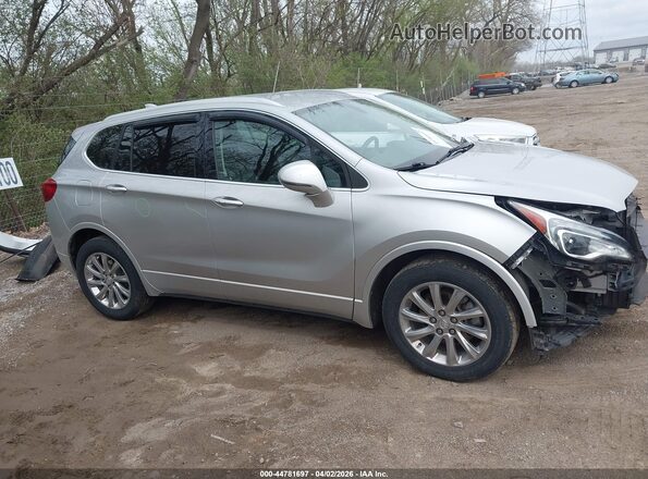 LRBFX2SA8KD004475 2019 BUICK ENVISION Silver უკანა სალონის ხედი