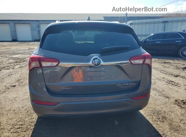 LRBFX2SAXKD091540 2019 BUICK ENVISION Желто-коричневый Вид сзади