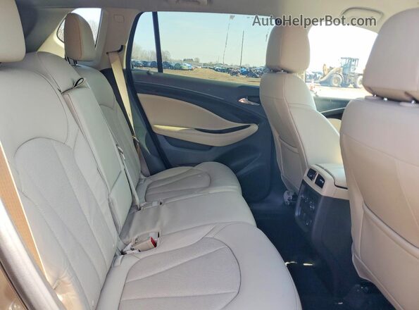 LRBFX2SAXKD091540 2019 BUICK ENVISION Желто-коричневый Вид задней части салона