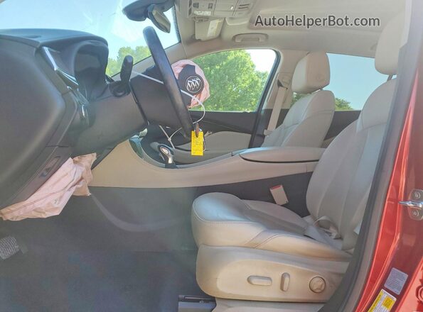 LRBFX3SX8KD019987 2019 BUICK ENVISION Красный Вид салона спереди