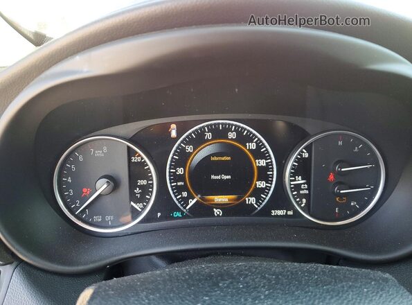 LRBFX3SX8KD019987 2019 BUICK ENVISION Красный Вид щитка приборов
