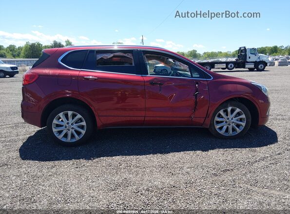 LRBFX4SX0JD009538 2018 BUICK ENVISION Красный Вид щитка приборов