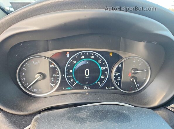 LRBFX4SX8JD028452 2018 BUICK ENVISION Серебряный Вид щитка приборов