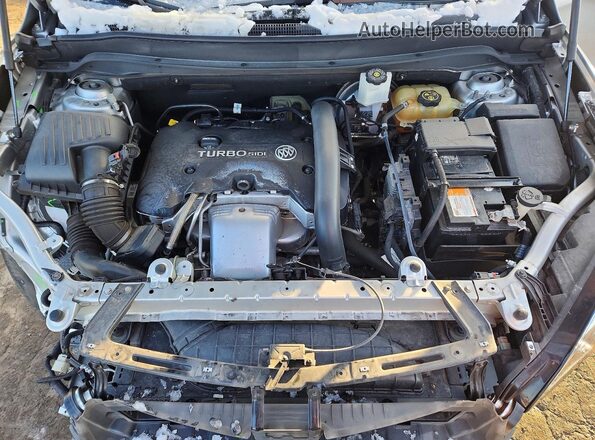 LRBFX4SX8JD028452 2018 BUICK ENVISION Серебряный Вид подкапотного пространства