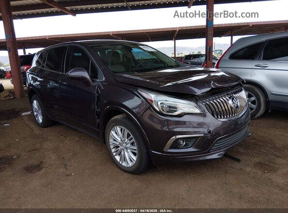 LRBFXASAXHD023838 2017 BUICK ENVISION Purple Передня права чверть