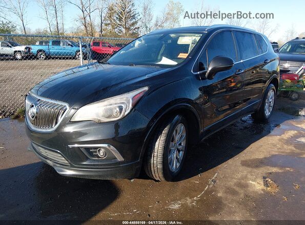 LRBFXBSA0HD088610 2017 BUICK ENVISION Black Vista tres cuartos delantera izquierda