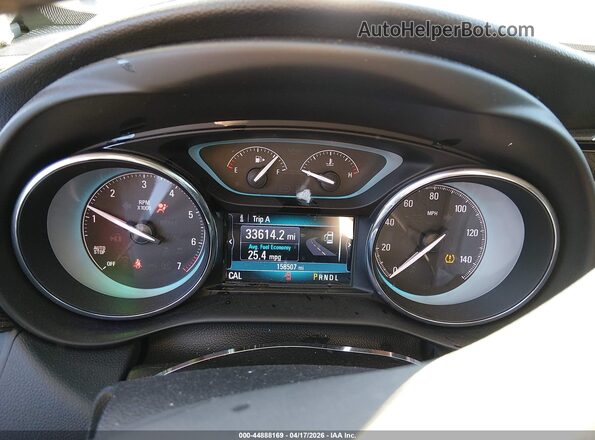 LRBFXBSA0HD088610 2017 BUICK ENVISION Black Vista de los asientos traseros