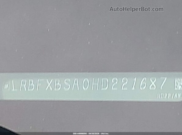 LRBFXBSA0HD221687 2017 BUICK ENVISION Black 
