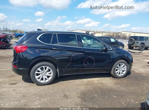LRBFXBSA0KD061558 2019 BUICK ENVISION Black 360 interior view