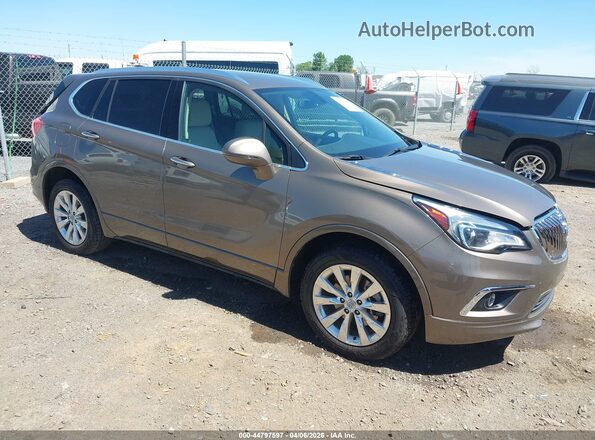 LRBFXBSA1HD161631 2017 BUICK ENVISION Золотой Передняя правая четверть