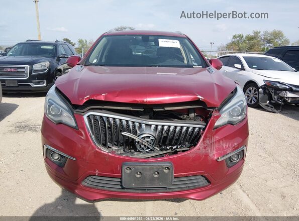 LRBFXBSA5HD095035 2017 BUICK ENVISION Red Vista del cuadro de instrumentos