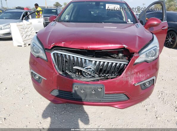 LRBFXBSA5HD095035 2017 BUICK ENVISION Red Vista frontal