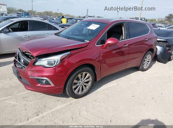 LRBFXBSA5HD095035 2017 BUICK ENVISION Red Vista tres cuartos delantera izquierda