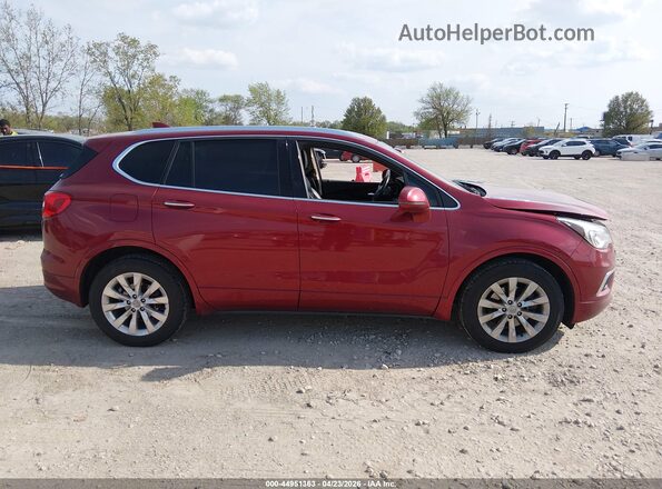 LRBFXBSA5HD095035 2017 BUICK ENVISION Red Vista interior trasera
