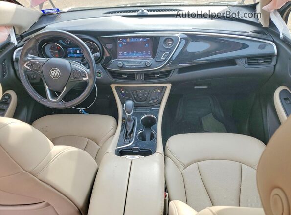 LRBFXBSA7HD054115 2017 BUICK ENVISION Red Вид панелі приладів