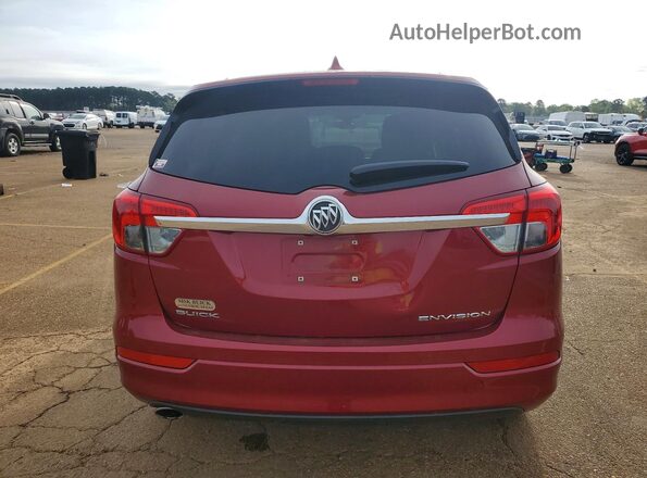 LRBFXBSA7HD054115 2017 BUICK ENVISION Red Вид ззаду