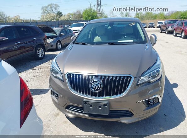 LRBFXBSA9JD054624 2018 BUICK ENVISION Brown Widok zestawu wskaźników