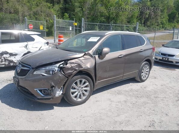 LRBFXCSA0KD141190 2019 BUICK ENVISION Золотой Передняя левая четверть