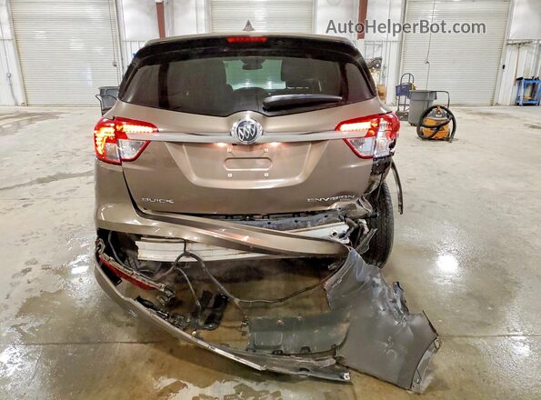 LRBFXCSA4HD101347 2017 BUICK ENVISION Коричневый Вид сзади