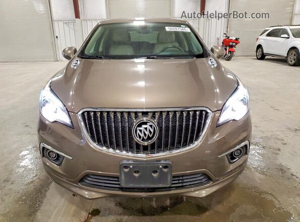 LRBFXCSA4HD101347 2017 BUICK ENVISION Коричневый Вид спереди