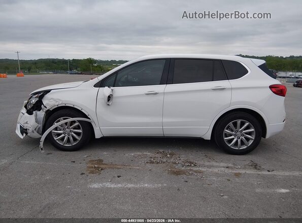LRBFXCSA7LD157534 2020 BUICK ENVISION White Vista interior de 360 grados