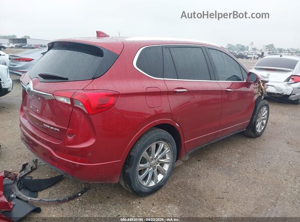 LRBFXCSA8KD006913 2019 BUICK ENVISION Красный Задняя правая четверть