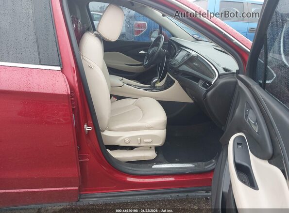 LRBFXCSA8KD006913 2019 BUICK ENVISION Красный Вид салона спереди