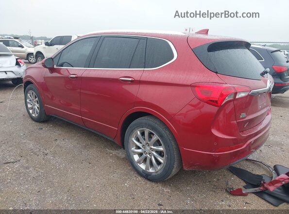 LRBFXCSA8KD006913 2019 BUICK ENVISION Красный Задняя левая четверть