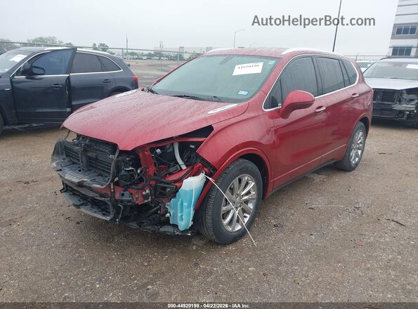 LRBFXCSA8KD006913 2019 BUICK ENVISION Красный Передняя левая четверть