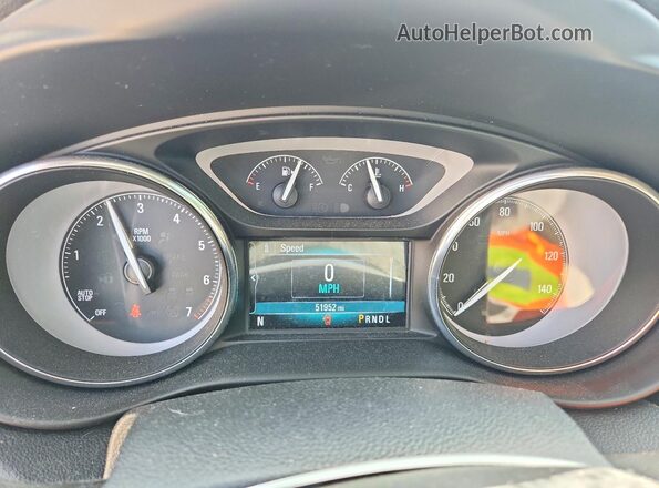 LRBFXCSAXLD015551 2020 BUICK ENVISION White Vista del cuadro de instrumentos