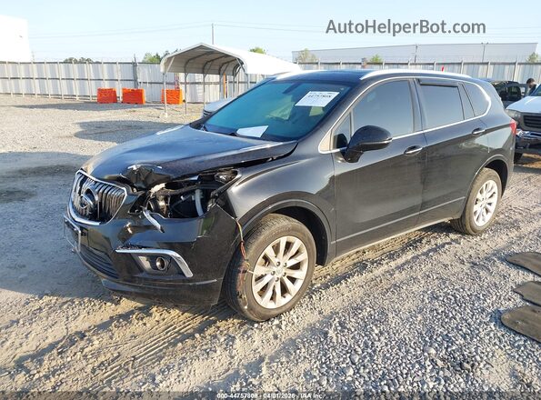 LRBFXDSA7HD120268 2017 BUICK ENVISION Black Vista tres cuartos delantera izquierda