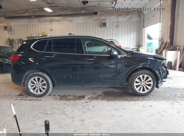 LRBFXDSAXHD067310 2017 BUICK ENVISION Black Вид задньої частини салону