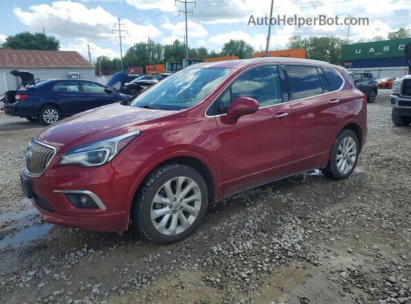 LRBFXESX4HD044101 2017 BUICK ENVISION Red Vista tres cuartos delantera izquierda