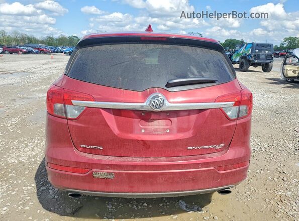 LRBFXESX4HD044101 2017 BUICK ENVISION Red Vista trasera
