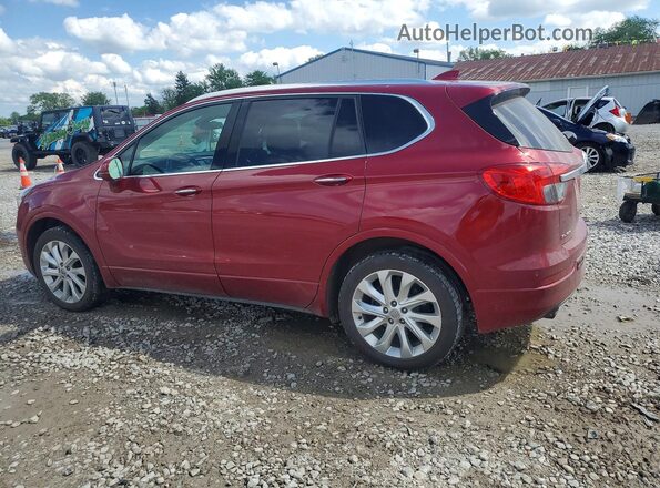 LRBFXESX4HD044101 2017 BUICK ENVISION Red Trasero izquierdo