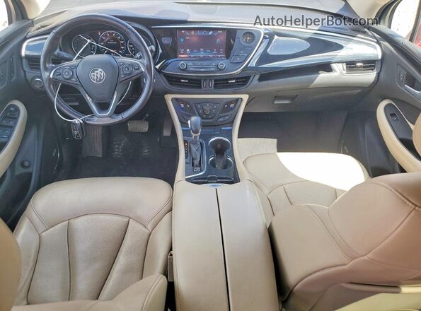 LRBFXESX4HD044101 2017 BUICK ENVISION Red Vista del salpicadero
