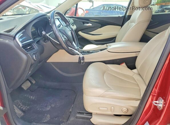 LRBFXESX4HD044101 2017 BUICK ENVISION Red Vista interior delantera