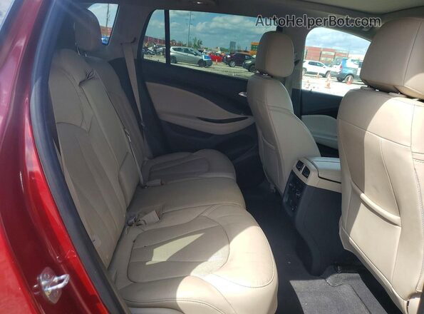 LRBFXESX4HD044101 2017 BUICK ENVISION Red Vista interior trasera