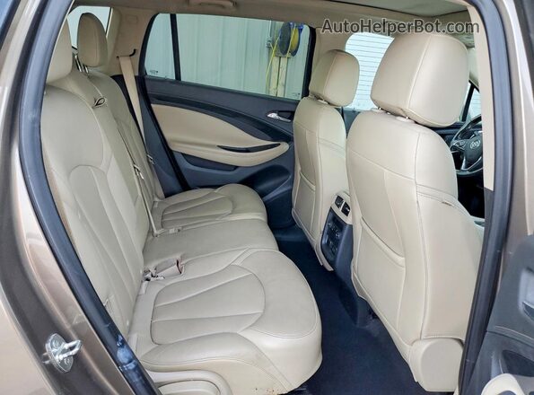 LRBFXESX7GD167339 2016 BUICK ENVISION Tan Widok wnętrza z tyłu