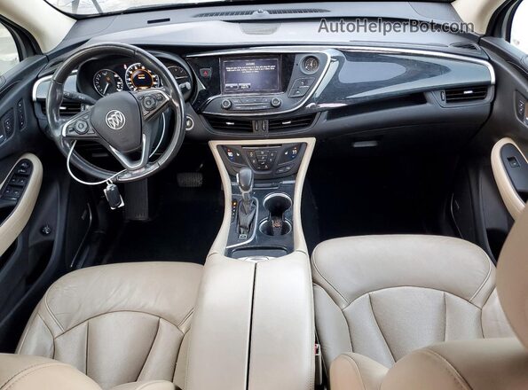LRBFXESX7GD167339 2016 BUICK ENVISION Tan Widok deski rozdzielczej