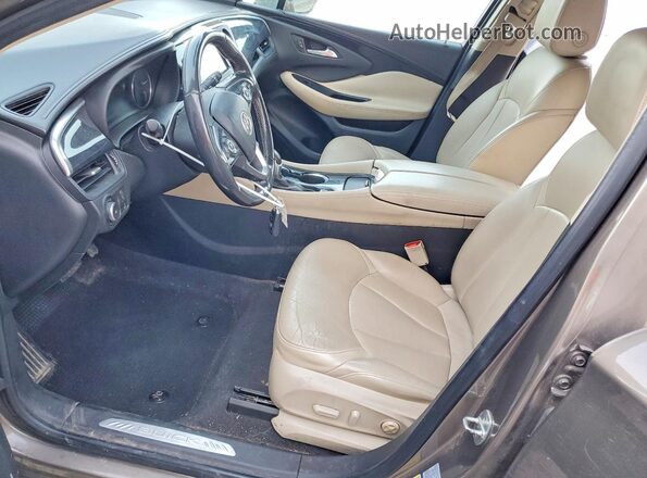 LRBFXESX7GD167339 2016 BUICK ENVISION Tan Widok wnętrza z przodu