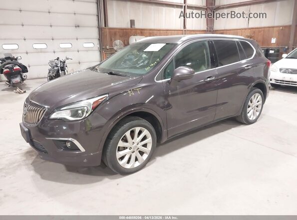 LRBFXESX9GD214094 2016 BUICK ENVISION Brown წინა მარცხენა ხედი სამი მეოთხედიდან