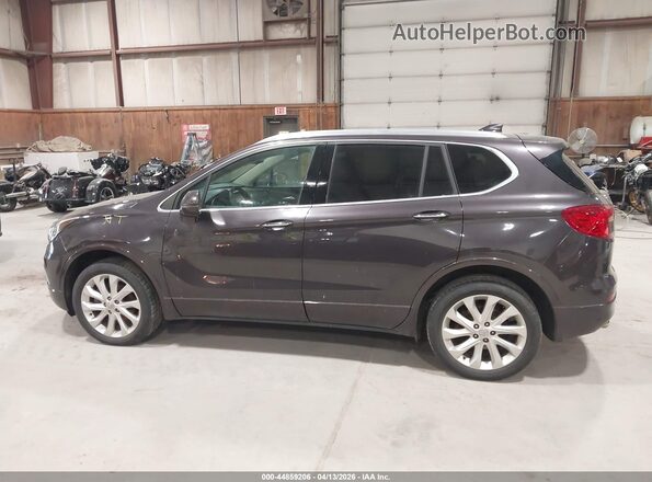 LRBFXESX9GD214094 2016 BUICK ENVISION Brown უკანა სალონის ხედი
