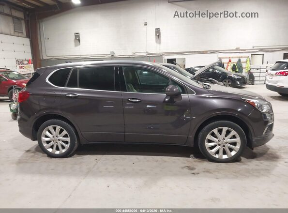 LRBFXESX9GD214094 2016 BUICK ENVISION Brown ხელსაწყოთა პანელის ხედი