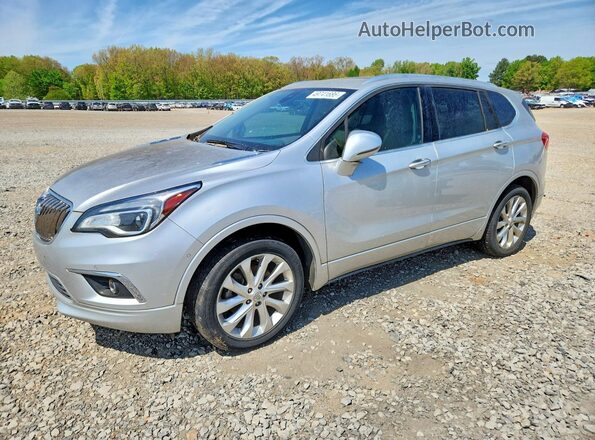 LRBFXFSX6GD198359 2016 BUICK ENVISION Silver წინა მარცხენა ხედი სამი მეოთხედიდან