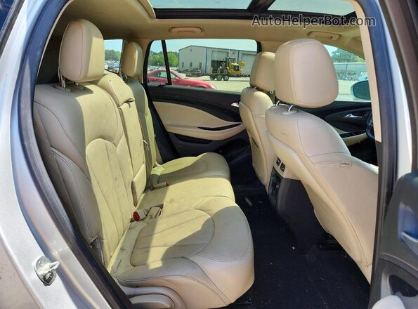 LRBFXFSX6GD198359 2016 BUICK ENVISION Silver უკანა სალონის ხედი