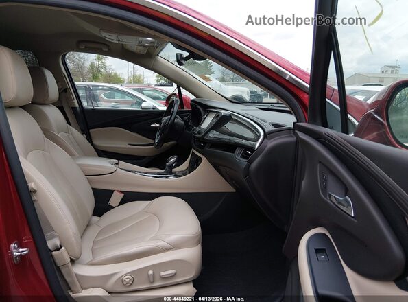 LRBFXFSX7HD093024 2017 BUICK ENVISION Red Widok wnętrza z przodu