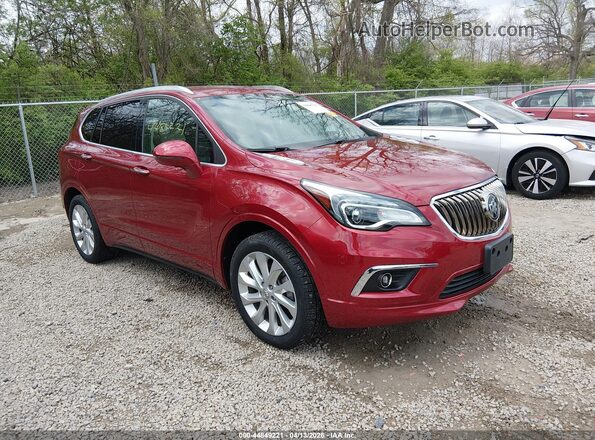 LRBFXFSX7HD093024 2017 BUICK ENVISION Red Przód prawy
