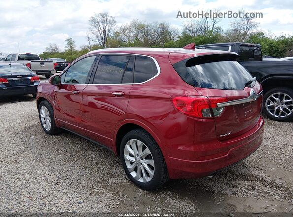 LRBFXFSX7HD093024 2017 BUICK ENVISION Red Tył lewy