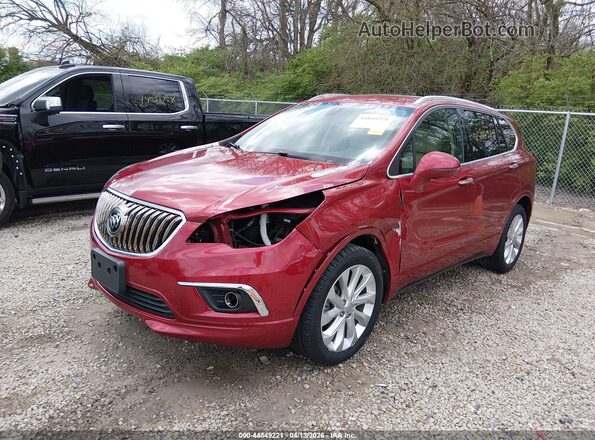 LRBFXFSX7HD093024 2017 BUICK ENVISION Red Przód lewy